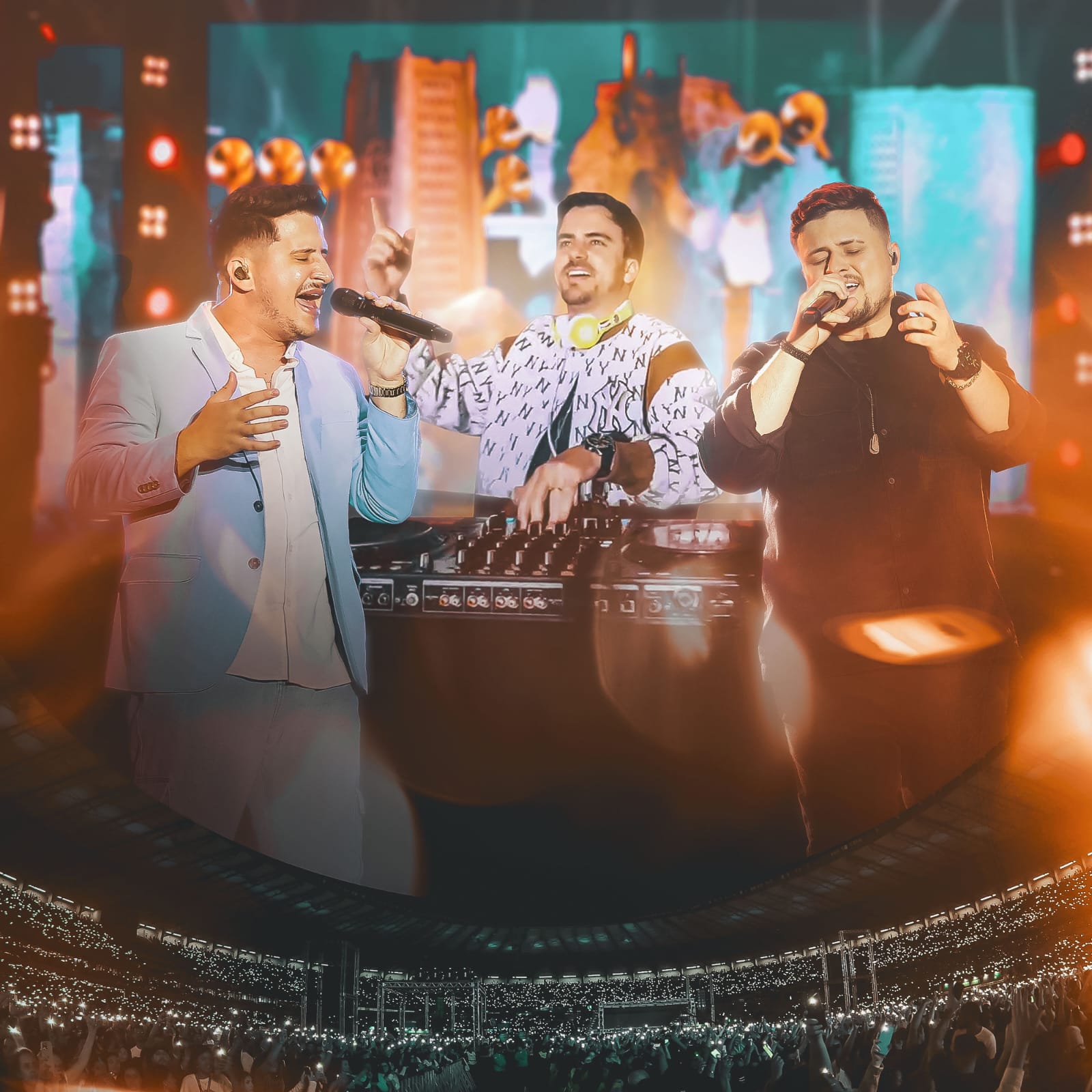 André e Felipe collab DJ PV em “Vem Com Josué”