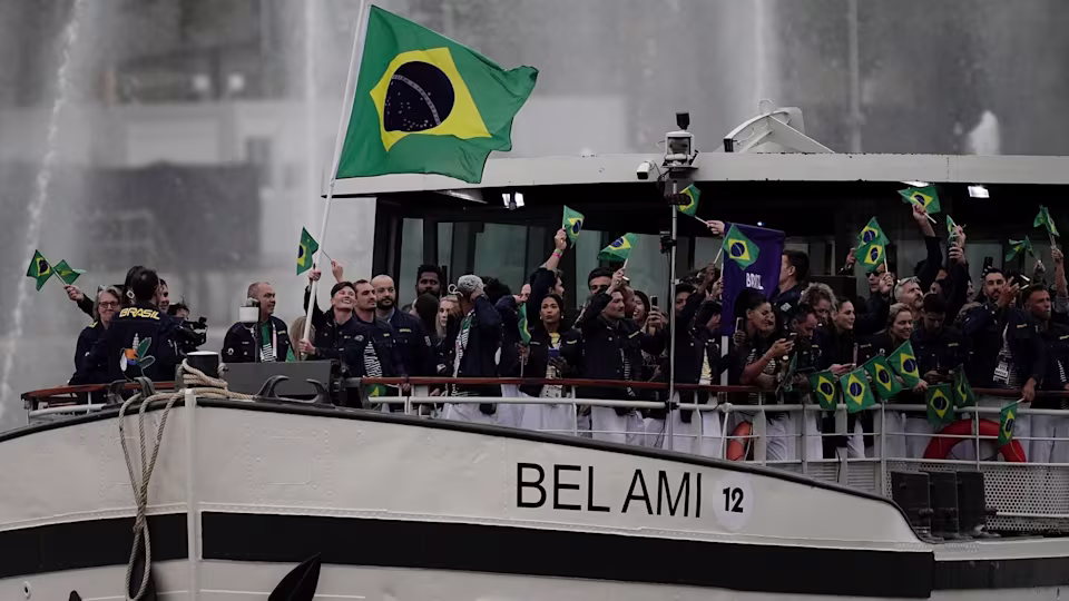 Começa os jogos Olímpicos de paris 2024: com a primeira cerimônia a céu aberto!!