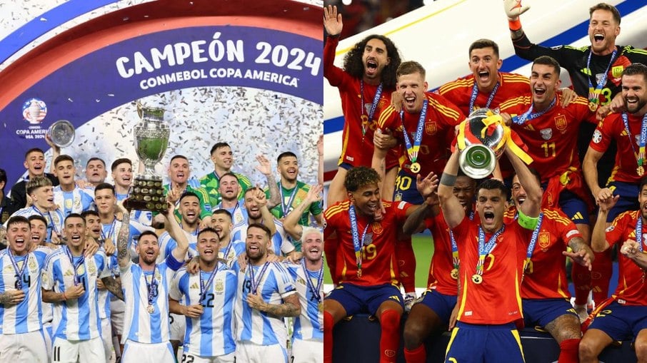 Espanha conquista a Europa e Argentina conquista a América!!