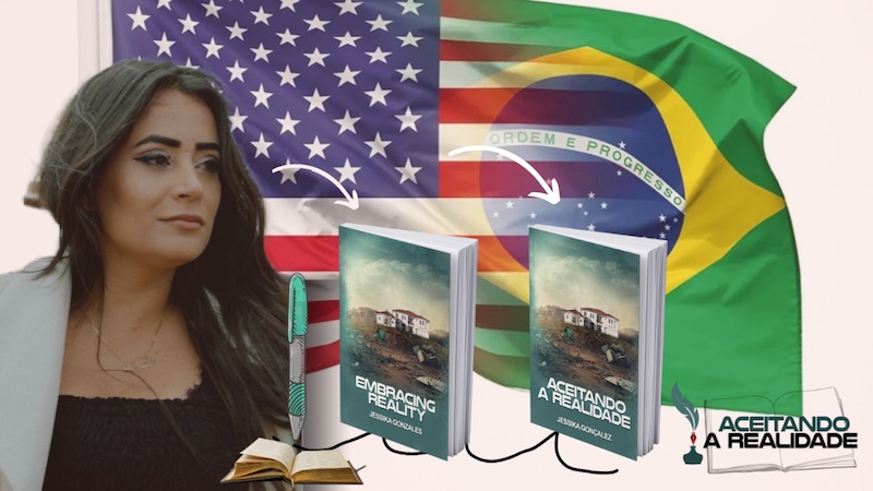 Jessika Gonçalez lança livro “Aceitando a Realidade” nos Estados Unidos.