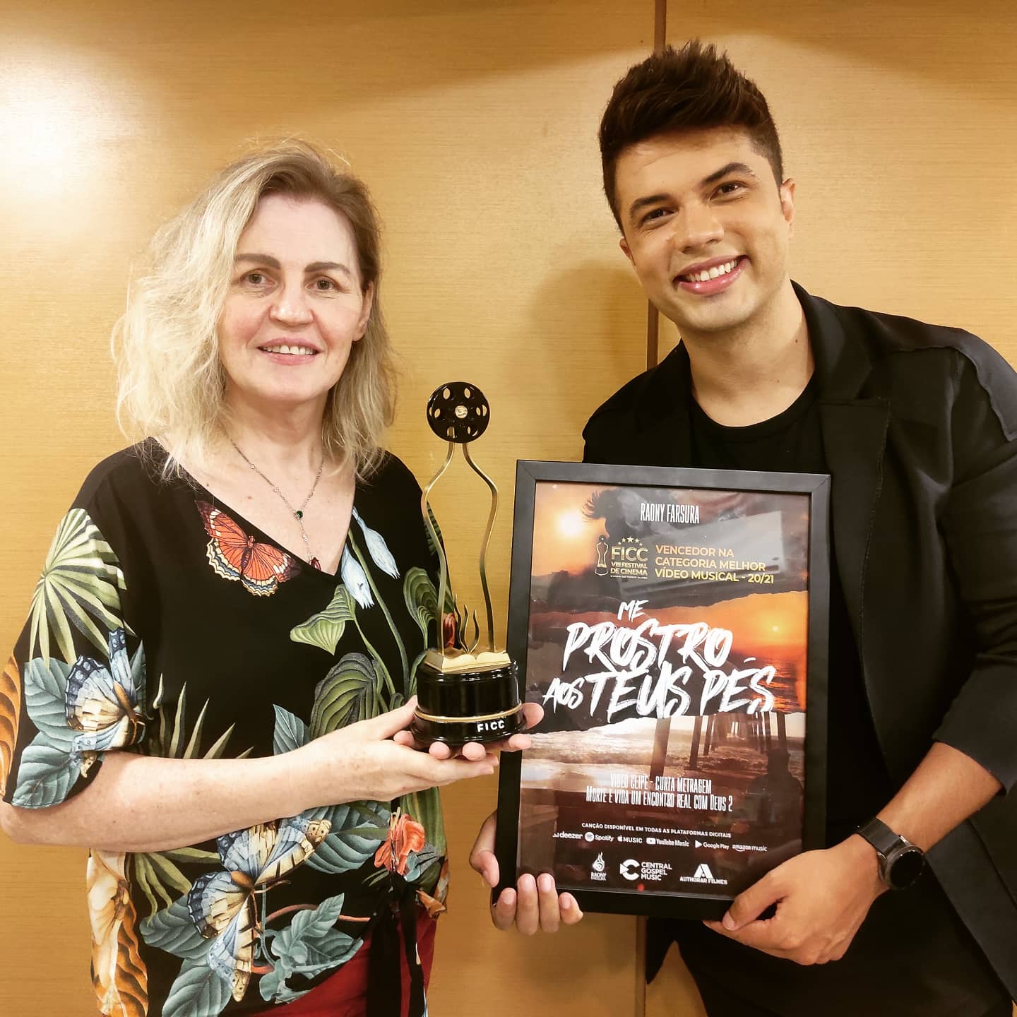 Raony Farsura comemora mais uma vitória no Festival Internacional de Cinema Cristão (FICC)