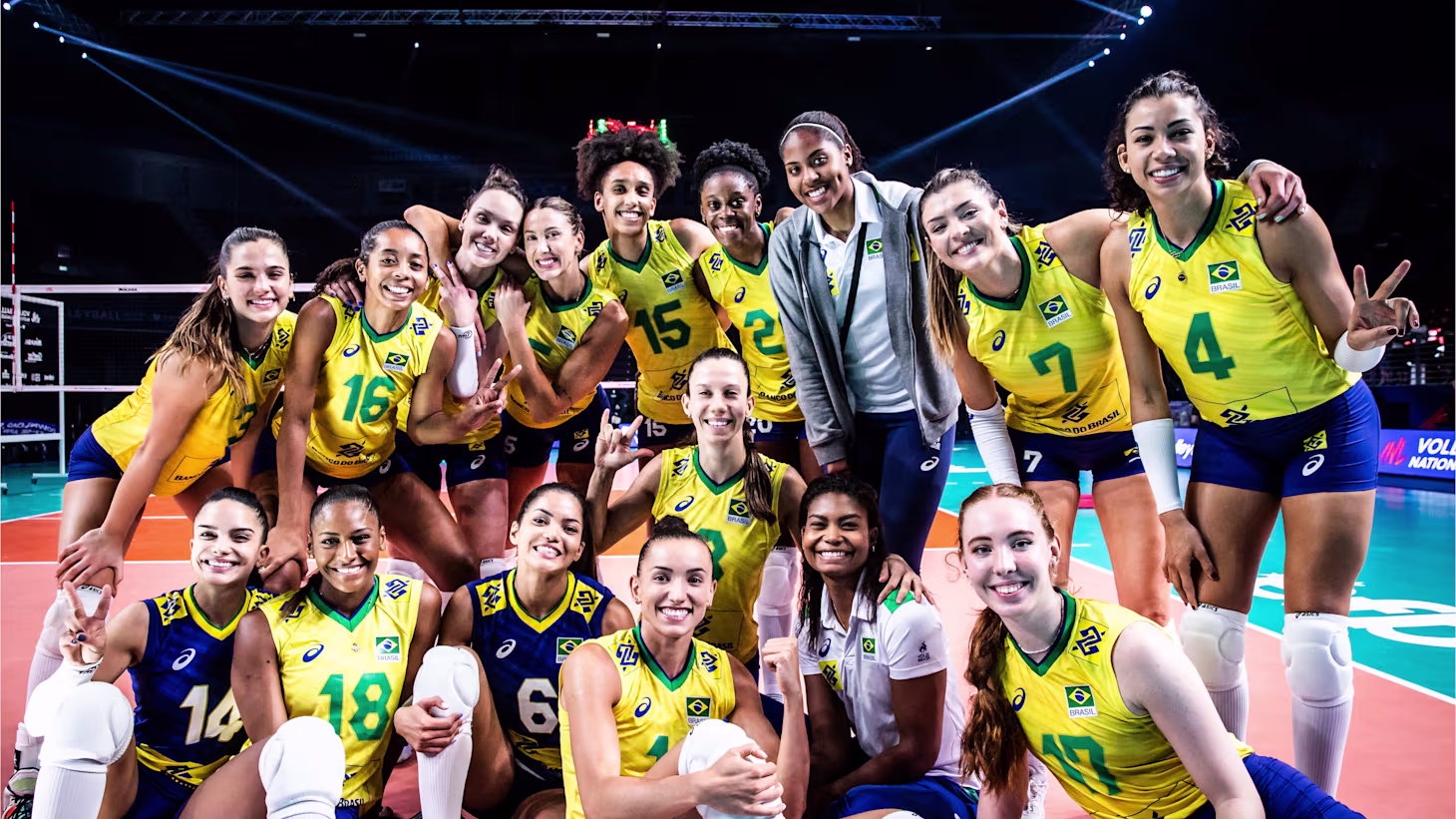 Seleção Feminina de Vôlei da adeus a liga das Nações.